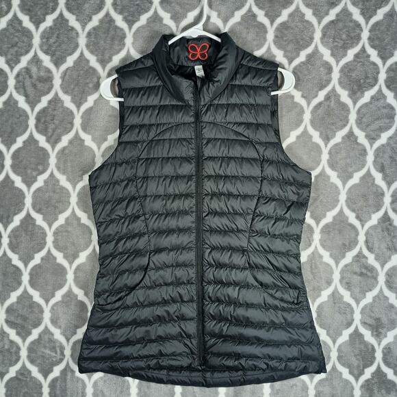 Lululemon Vest Womens 8 Gray Down Puffer Quilted Lightweight Full Zip Packable - Picture 1 of 12